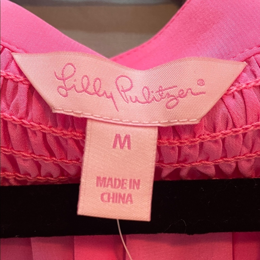Lilly Pulitzer Pink Sunset Elsa Top NWT - Picture 3 of 10